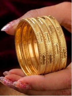 Gold Plated Bangles